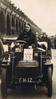 Tom Rolt in his 1903 Humber
