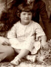 photo of Sonia South as a child